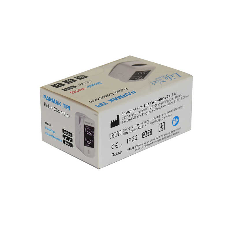 CLZ214 Dijital Pulse Oksimetre Parmaktan Nabız Ölçer Taşınabilir Oximeter YM103