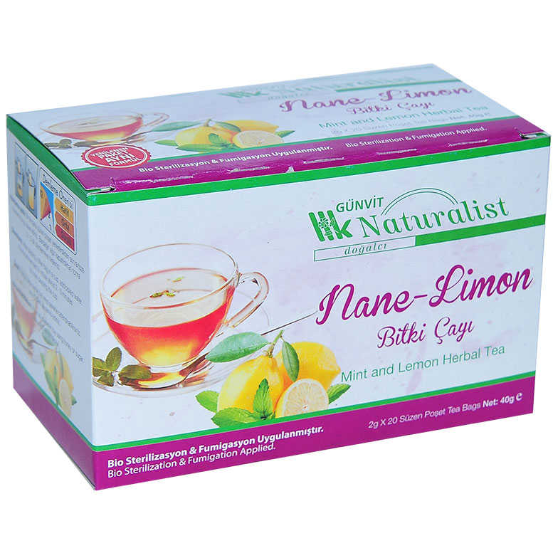 CLZ214 Nane Limon Bitki Çayı 20 Süzen Poşet