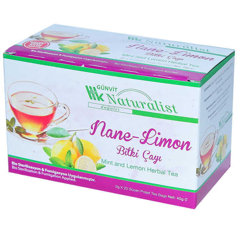 CLZ214 Nane Limon Bitki Çayı 20 Süzen Poşet