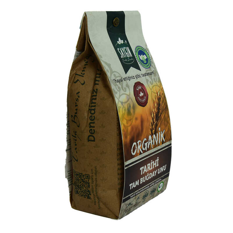 Organik Tarihi Tam Buğday Unu 750 Gr Paket Organik Tarihi Tam Buğday Unu 750 Gr Paket
