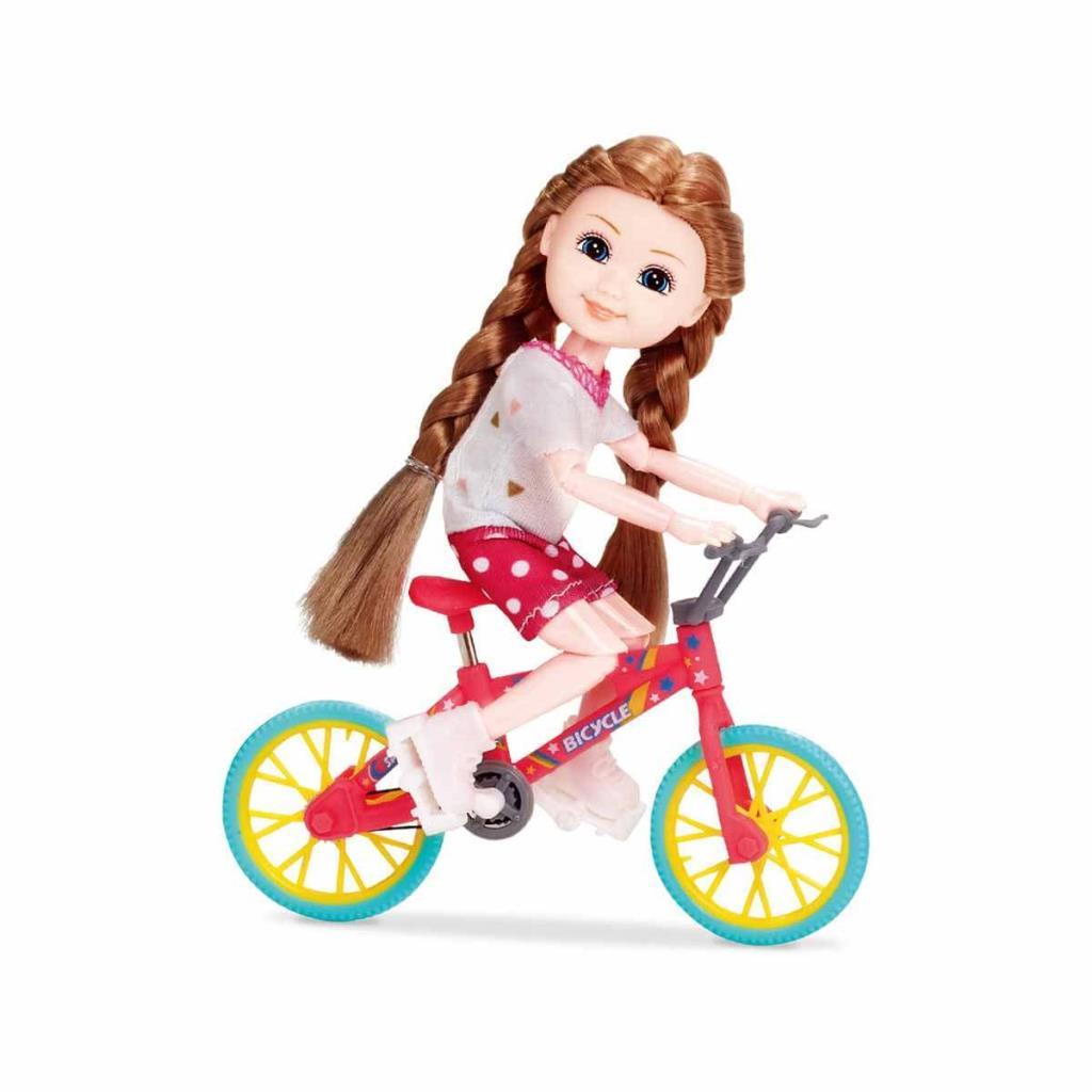 CLZ505 Sevimli Bisikletli Kız