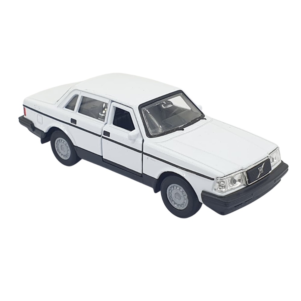 1:32 Volvo 240 GL Çek Bırak -Araba -  43784-BEYAZ - 1 ADET