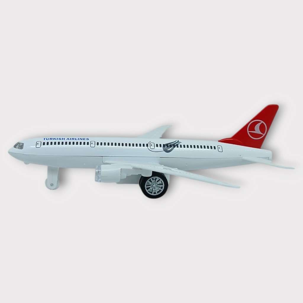 Çek Bırak Metal Yolcu Uçağı - 18 cm - Orta Boy - 1 ADET Çek Bırak Metal Yolcu Uçağı - 18 cm - Orta Boy - 1 ADET