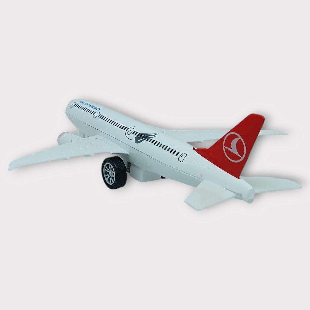 Çek Bırak Metal Yolcu Uçağı - 18 cm - Orta Boy - 1 ADET Çek Bırak Metal Yolcu Uçağı - 18 cm - Orta Boy - 1 ADET