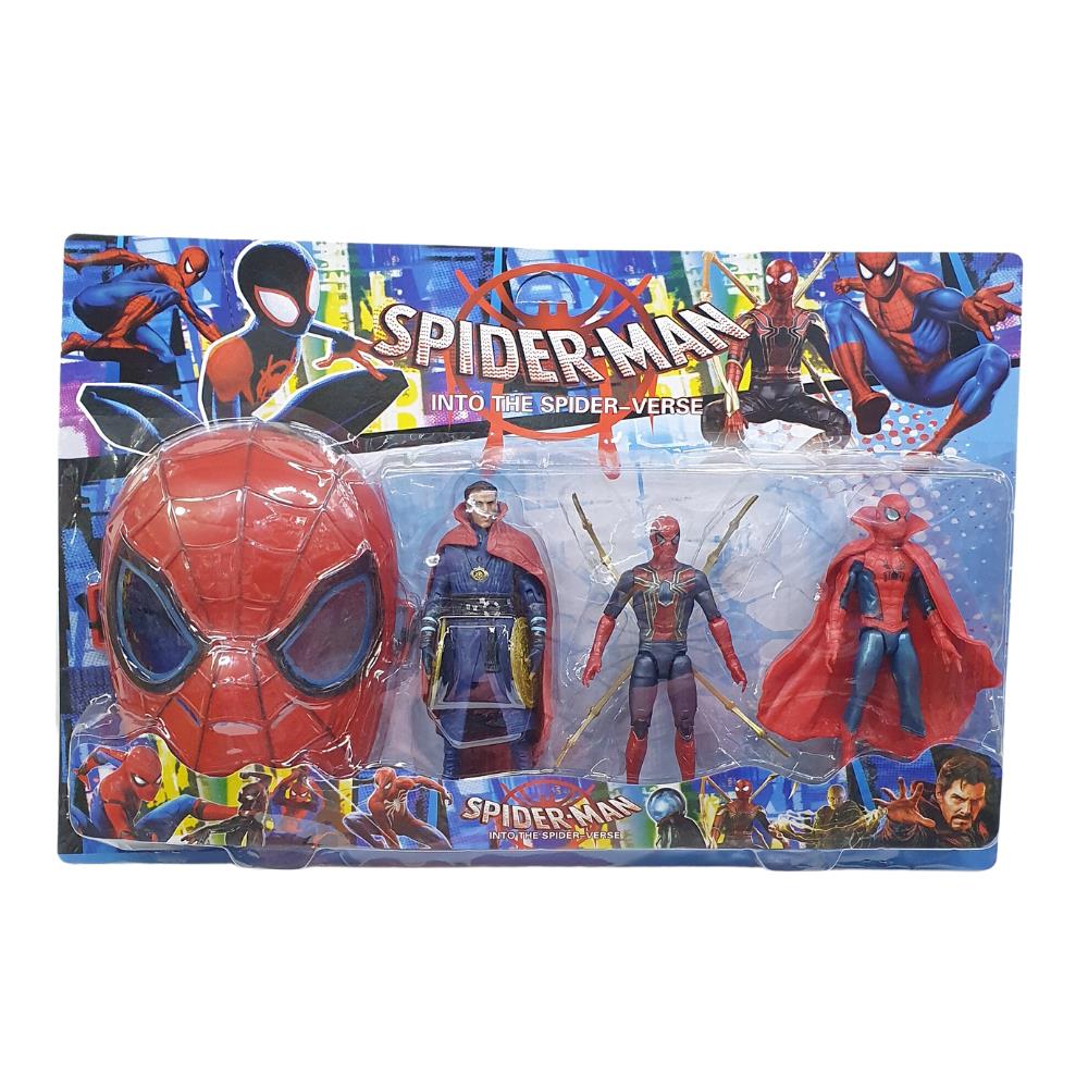 CLZ505 Spider-Man 3 lü Figür ve Maskeli Set 2 Asorti