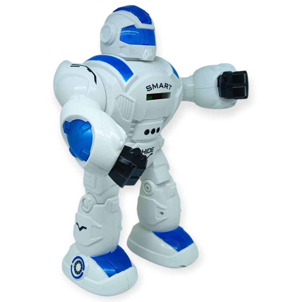 Sensörlü ve Uzaktan Kumandalı İnteraktif Robot 35 cm - Mavi