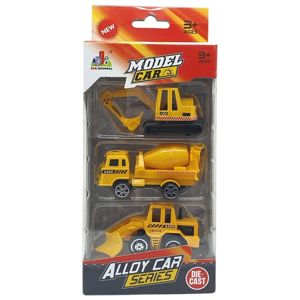 3'lü İş Makinaları Road Seti - Die Cast - DS044 - İnşaat - 1 ADET 3'lü İş Makinaları Road Seti - Die Cast - DS044 - İnşaat - 1 ADET
