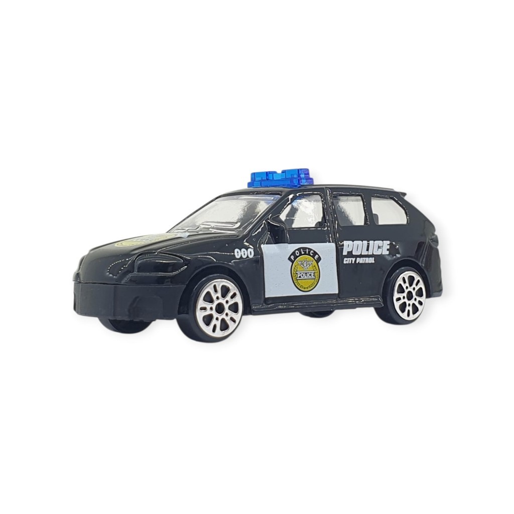 3'lü İş Makinaları Road Seti - Die Cast - DS044 - Polis  - 1 ADET