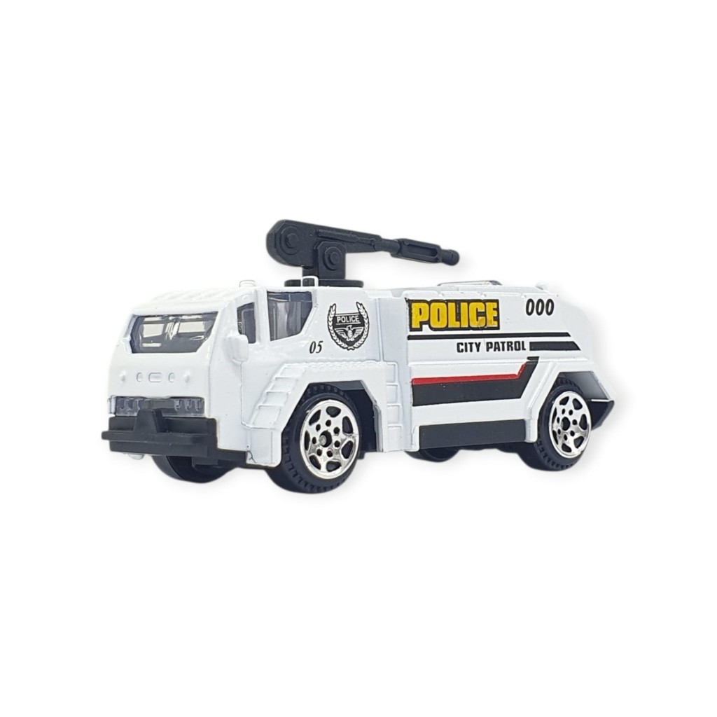 3'lü İş Makinaları Road Seti - Die Cast - DS044 - Polis  - 1 ADET
