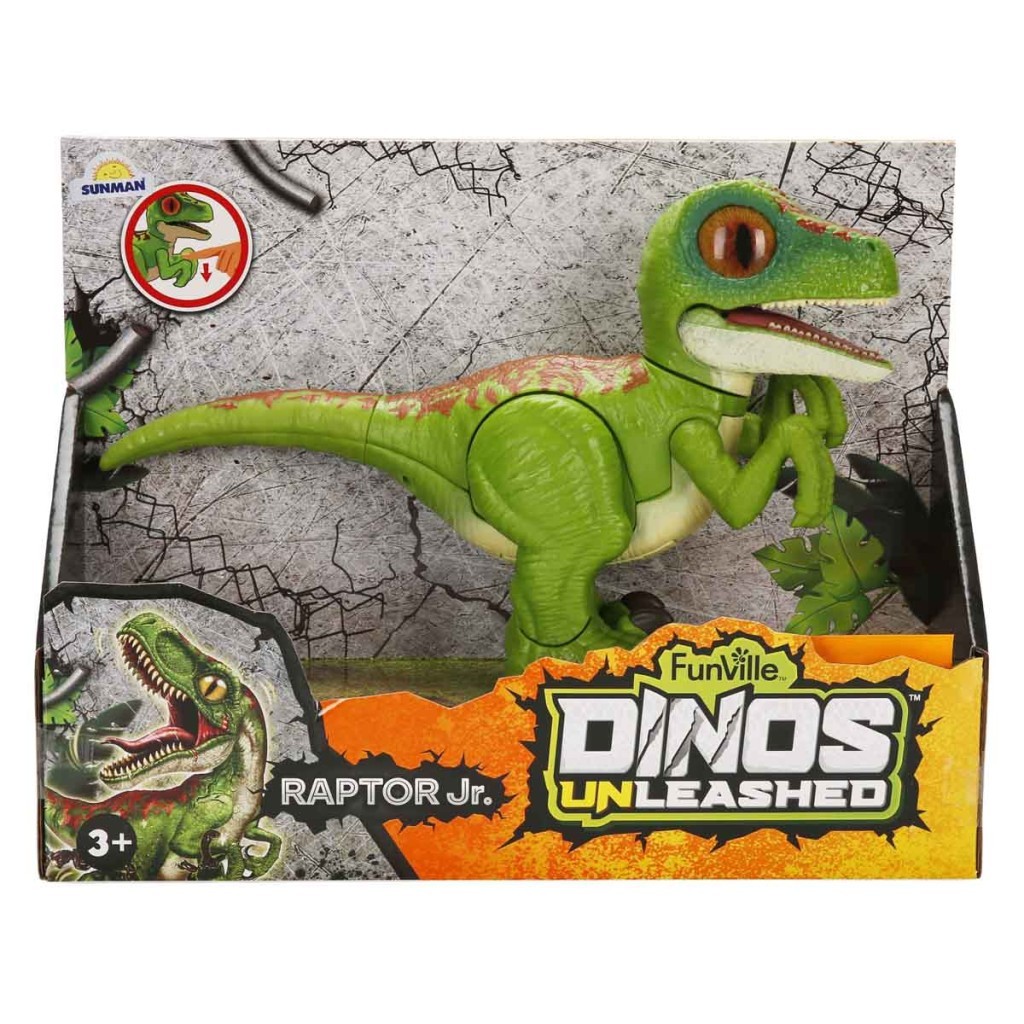 - SESLİ HAREKETLİ DİNAZOR FİGÜR RAPTOR - 1 ADET