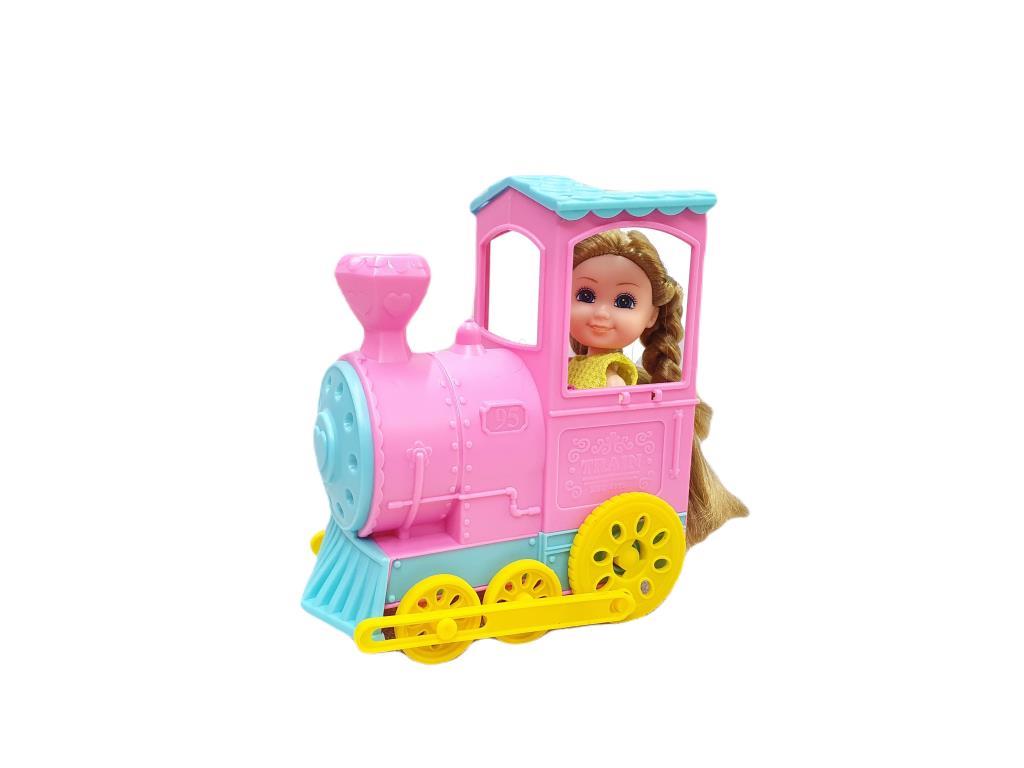 CLZ505 Sevimli Mini Bebek Tren Yolculuğunda
