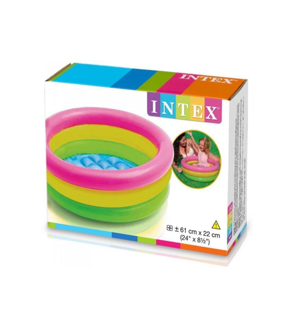 57107 - INTEX - HAVUZ 3 RENKLİ ŞİŞME 61 X 22 CM - 1 ADET
