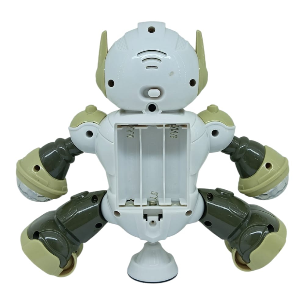 Işıklı Sesli Yerde Gezen Robot