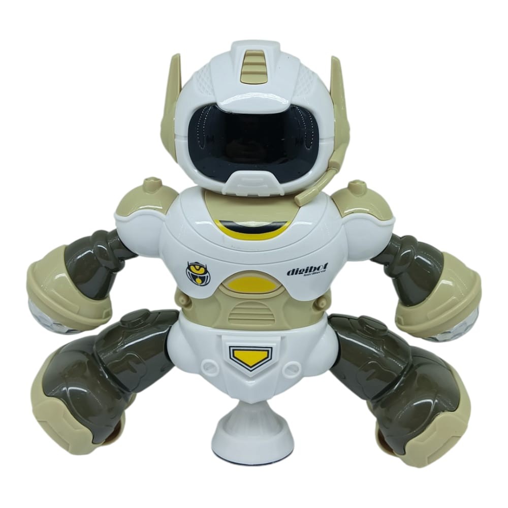Işıklı Sesli Yerde Gezen Robot