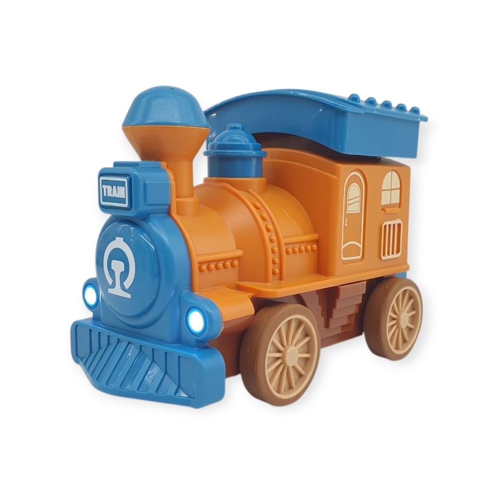Oyuncak Tren Işıklı Sesli Bas Gitsin 14cm - MAVİ - 8068A - 1 ADET