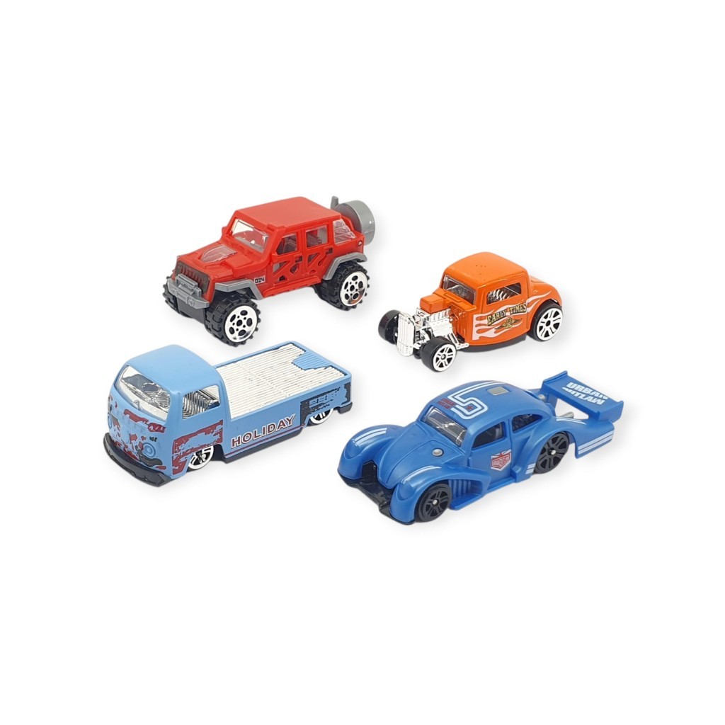 Alloy Racer 4'lü Araç Seti - 780-413   - 1 ADET