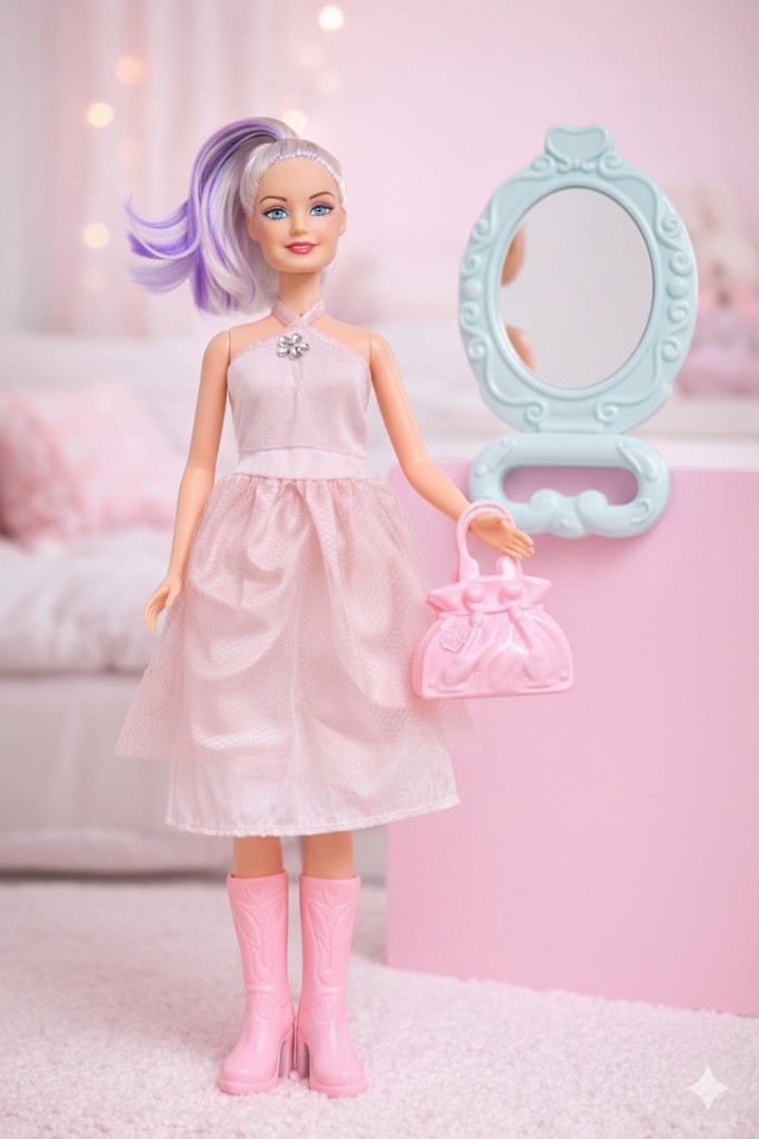 Moda Seti - Aksesuarlı 30 cm Bebek Seti - 1 ADET Moda Seti - Aksesuarlı 30 cm Bebek Seti - 1 ADET