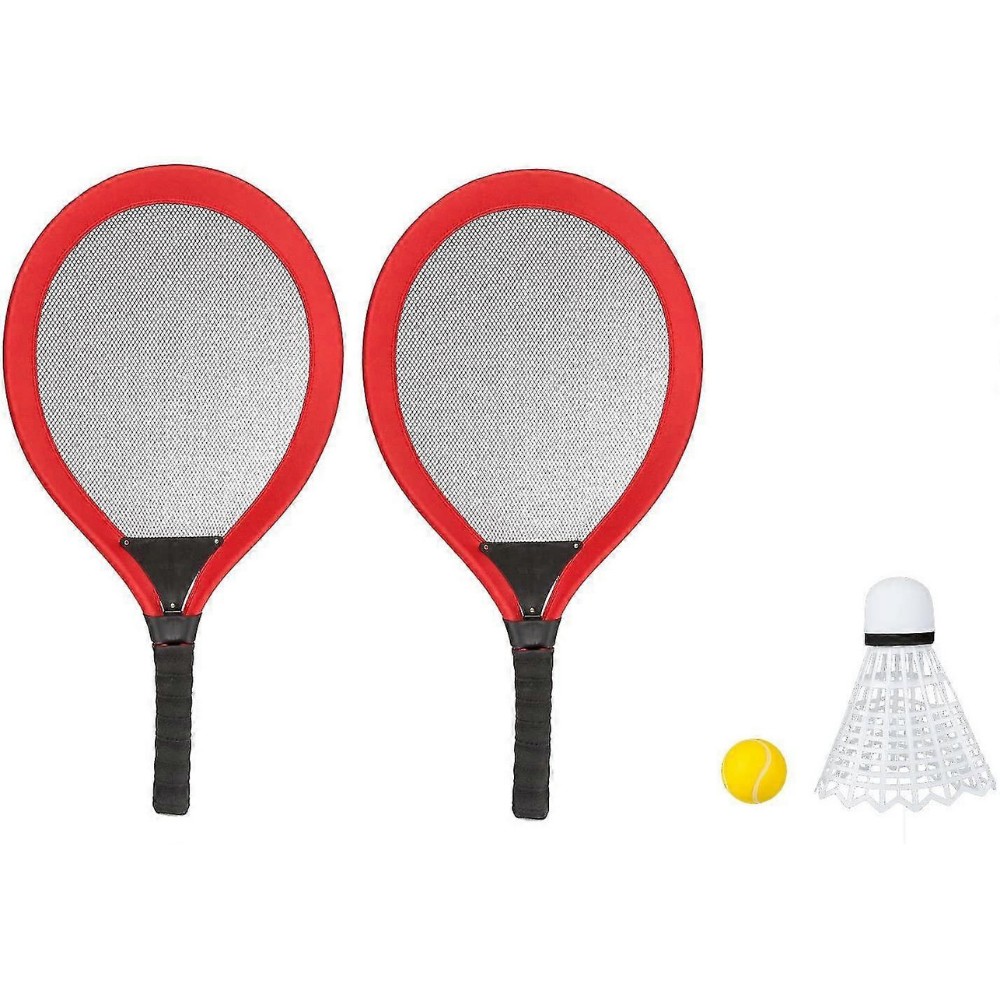 Badminton Seti ve Tenis Topu - RKT-35 - Kırmızı - 1 ADET Badminton Seti ve Tenis Topu - RKT-35 - Kırmızı - 1 ADET