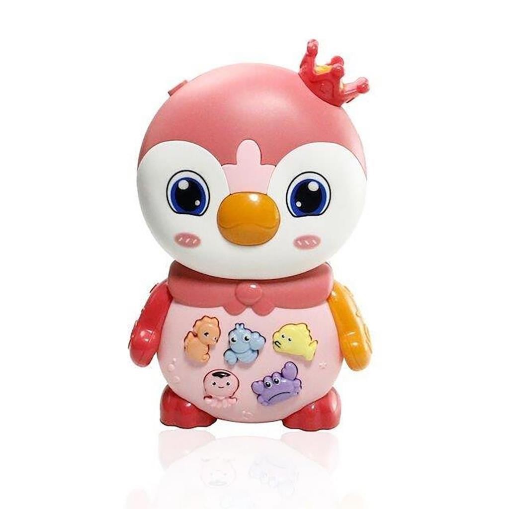 Penguen Eğitici Bebek Piyanosu - Pembe - 1 ADET