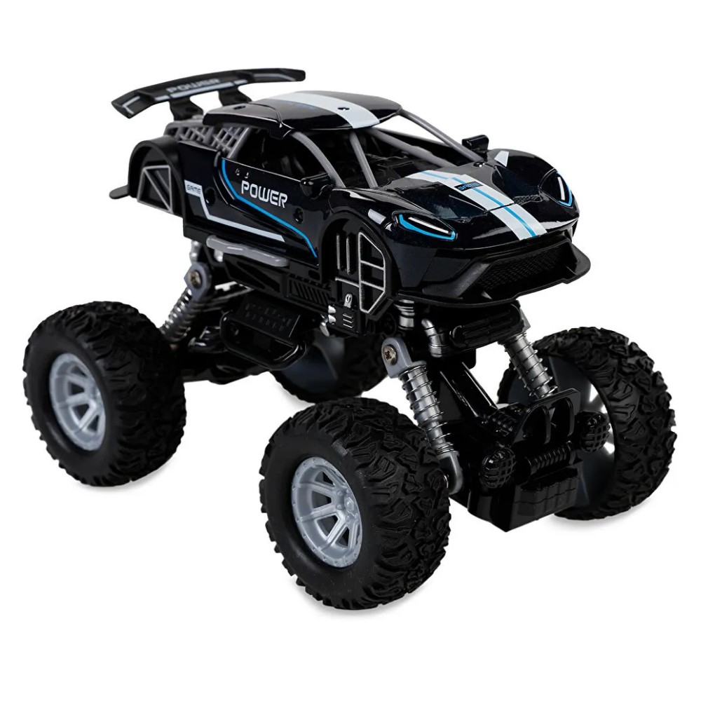 Çek Bırak Amorsitörlü Off-Road Araba - KLX600-335 - Siyah - 1 ADET Çek Bırak Amorsitörlü Off-Road Araba - KLX600-335 - Siyah - 1 ADET