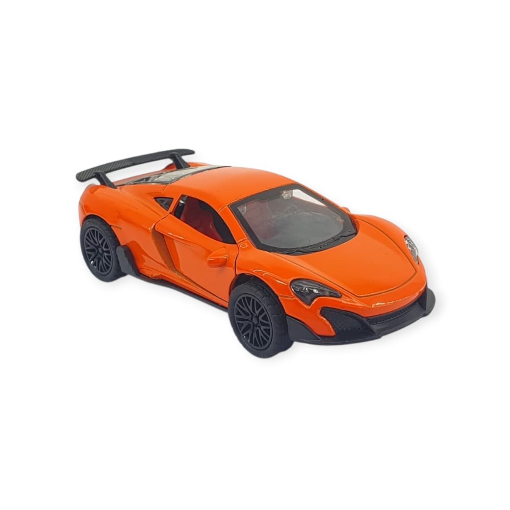 Çek Bırak Araba Metal - 3661C- Turuncu - 1 ADET