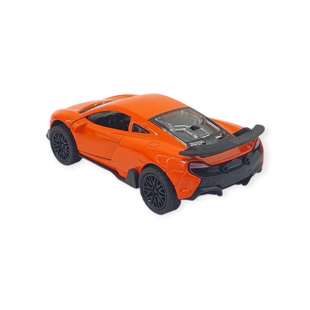 Çek Bırak Araba Metal - 3661C- Turuncu - 1 ADET