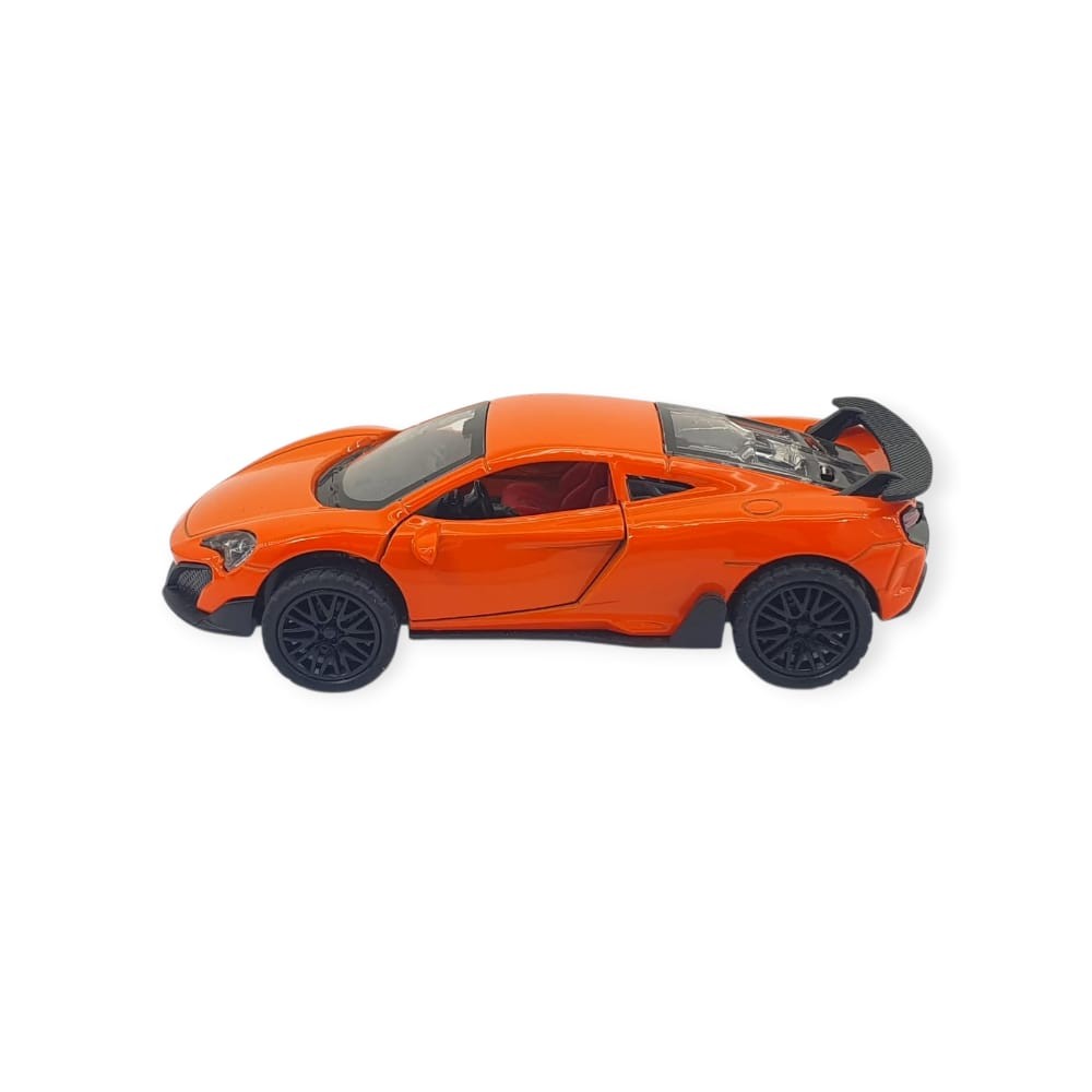 Çek Bırak Araba Metal - 3661C- Turuncu - 1 ADET