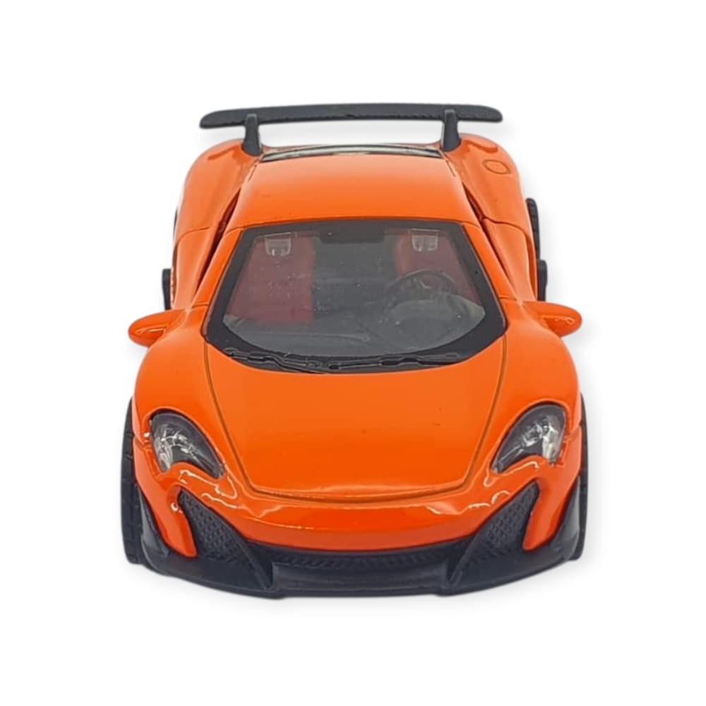 Çek Bırak Araba Metal - 3661C- Turuncu - 1 ADET