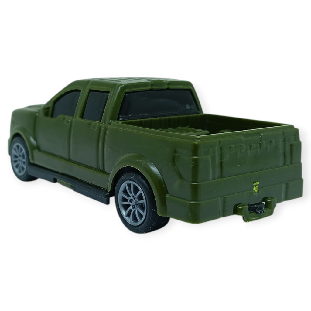 Çek Bırak Arabalar 10 Cm - Yeşil Pick-Up - 1 ADET