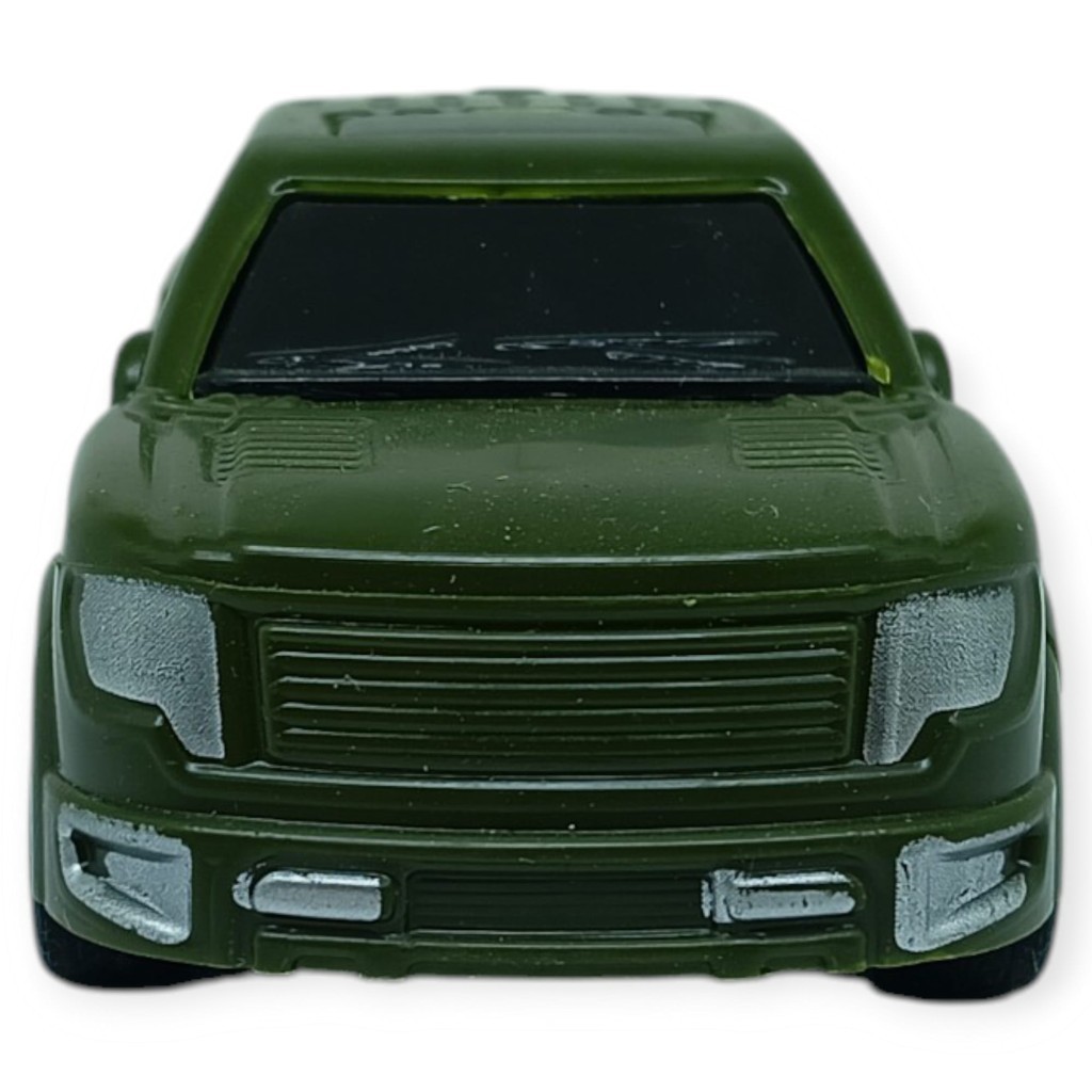 Çek Bırak Arabalar 10 Cm - Yeşil Pick-Up - 1 ADET