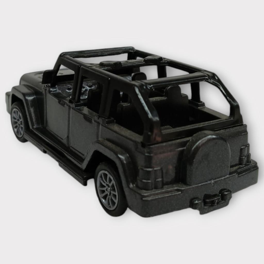 Çek Bırak Arabalar 10 Cm - Siyah Jeep - 1 ADET