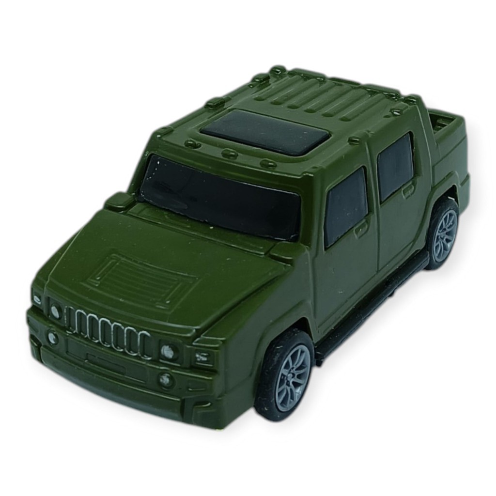 Çek Bırak Arabalar 10 Cm - Yeşil Çift Kabin Pick-Up - 1 ADET Çek Bırak Arabalar 10 Cm - Yeşil Çift Kabin Pick-Up - 1 ADET