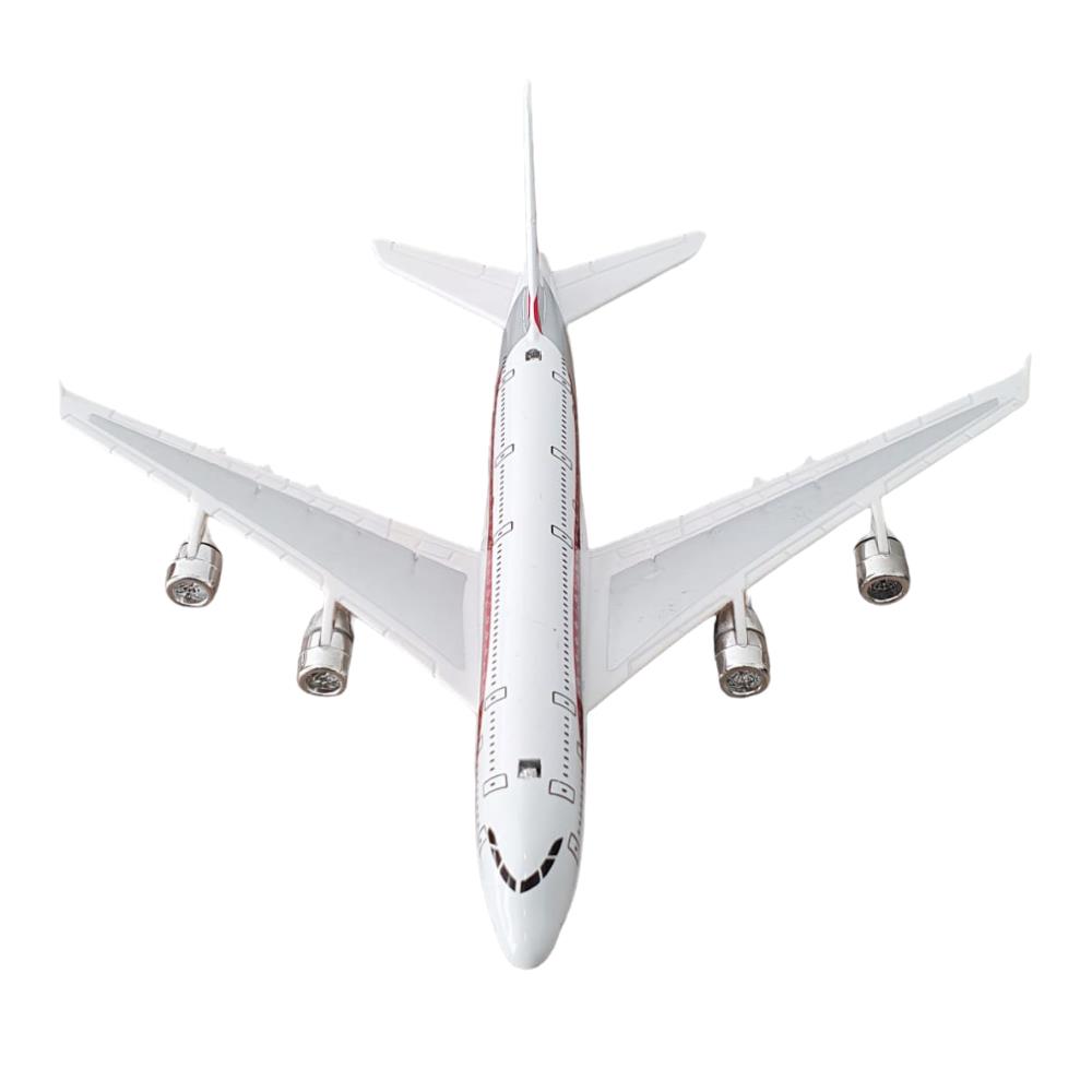 CLZ505 Çek Bırak Işıklı Sesli Yolcu Uçağı 18 Cm - SY8022 - Beyaz