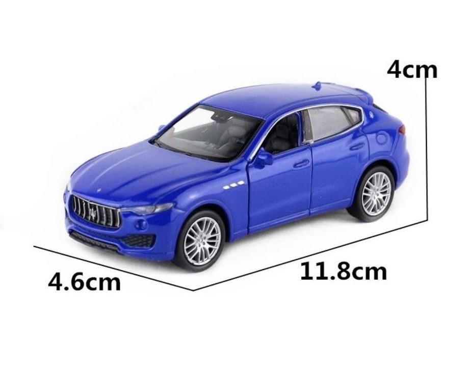 Çek Bırak Metal Araba 1/32 - Mavi - 1 ADET