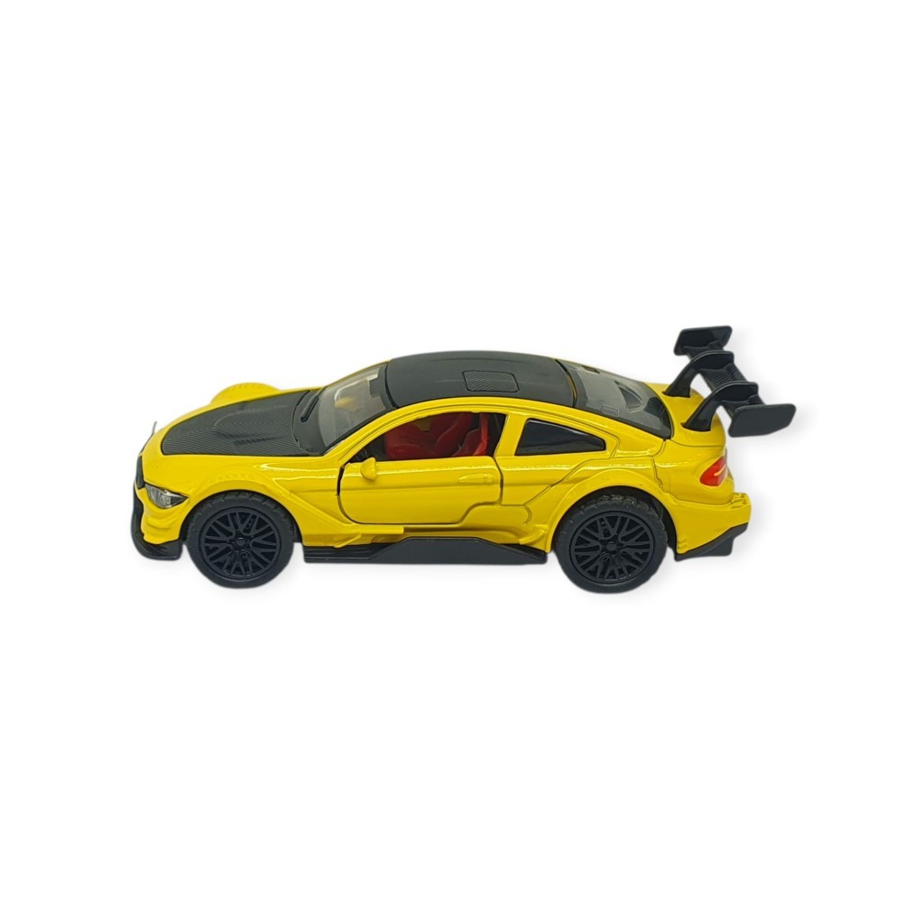 Çek Bırak Metal Arabalar  cm - 3671C - Sarı - 1 ADET