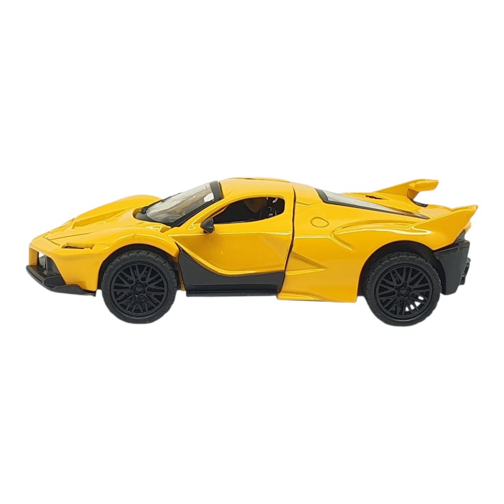 Çek Bırak Metal Arabalar 13 cm - SR22- Sarı