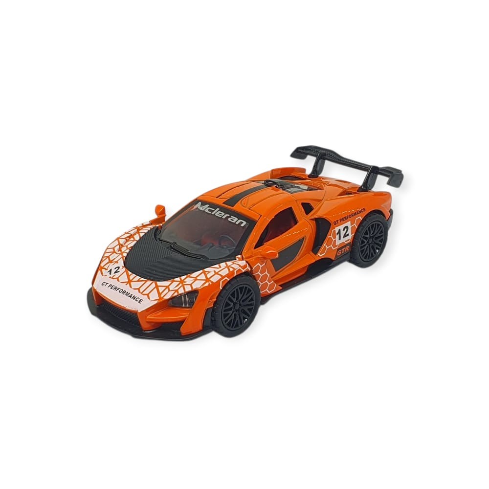 Çek Bırak Metal Arabalar 13 cm - Turuncu - 1 ADET Çek Bırak Metal Arabalar 13 cm - Turuncu - 1 ADET