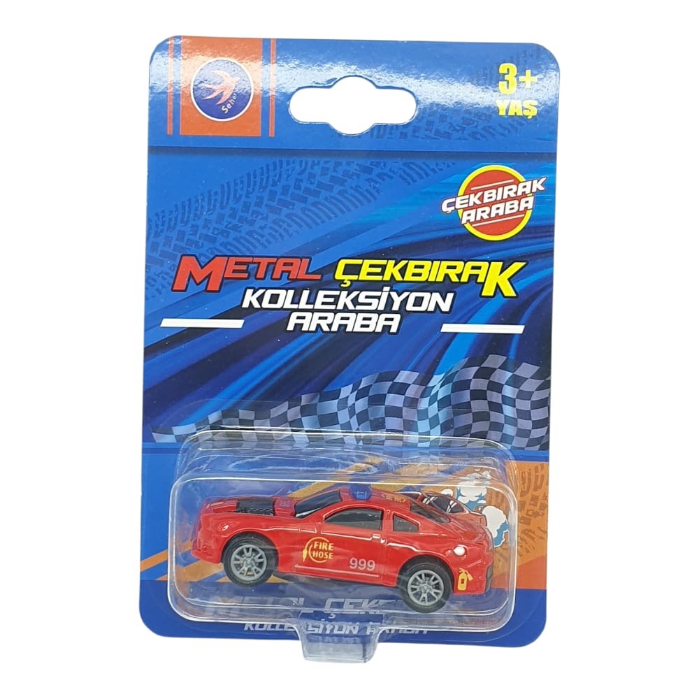 Çek Bırak Metal Küçük Arabalar 3'lü 8 cm - İtfaiye Araçları Çek Bırak Metal Küçük Arabalar 3'lü 8 cm - İtfaiye Araçları