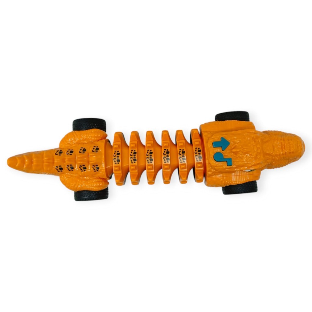 Timsah Araba - Otomatik Hareketli Sesli Işıklı 32 cm - Turuncu Timsah - 1 ADET