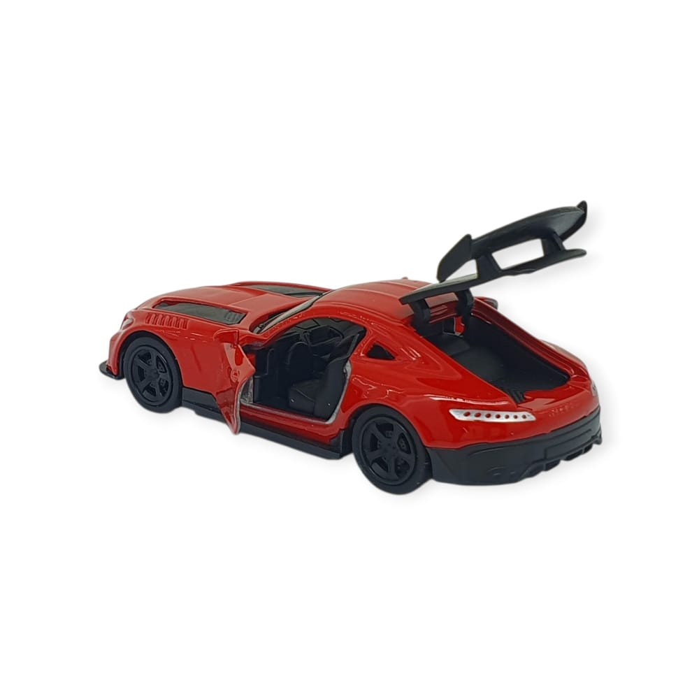 Çek Bırak Metal Küçük Arabalar 8 cm  - Kırmızı - 1 ADET