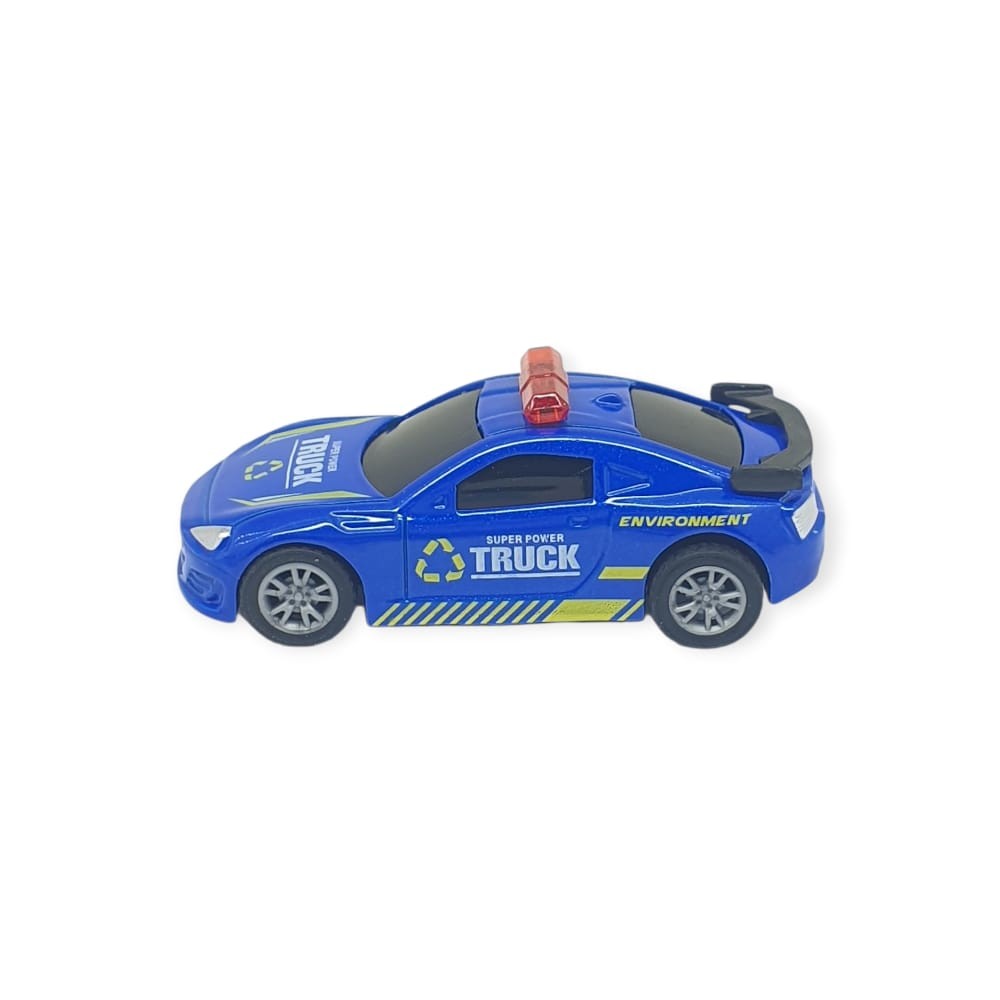 Çek Bırak Metal Küçük Arabalar 8 cm - SH40031 - Mavi - 1 ADET