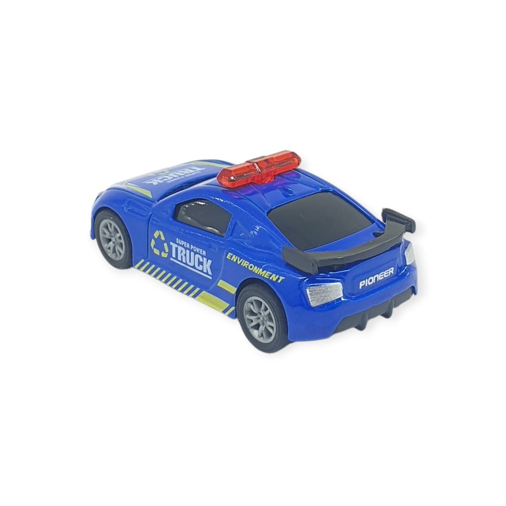Çek Bırak Metal Küçük Arabalar 8 cm - SH40031 - Mavi - 1 ADET