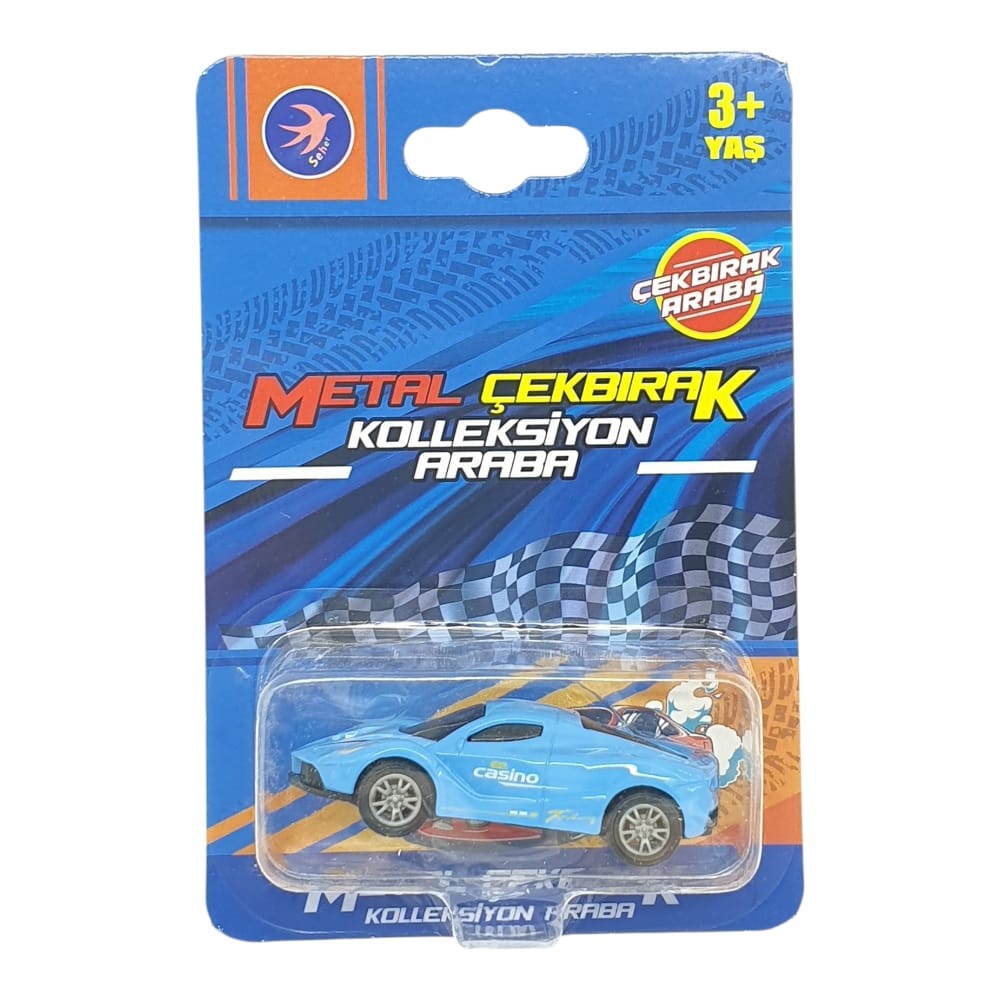 Çek Bırak Metal Küçük Arabalar 8 cm - SH40031 - Mavi - 1 ADET Çek Bırak Metal Küçük Arabalar 8 cm - SH40031 - Mavi - 1 ADET
