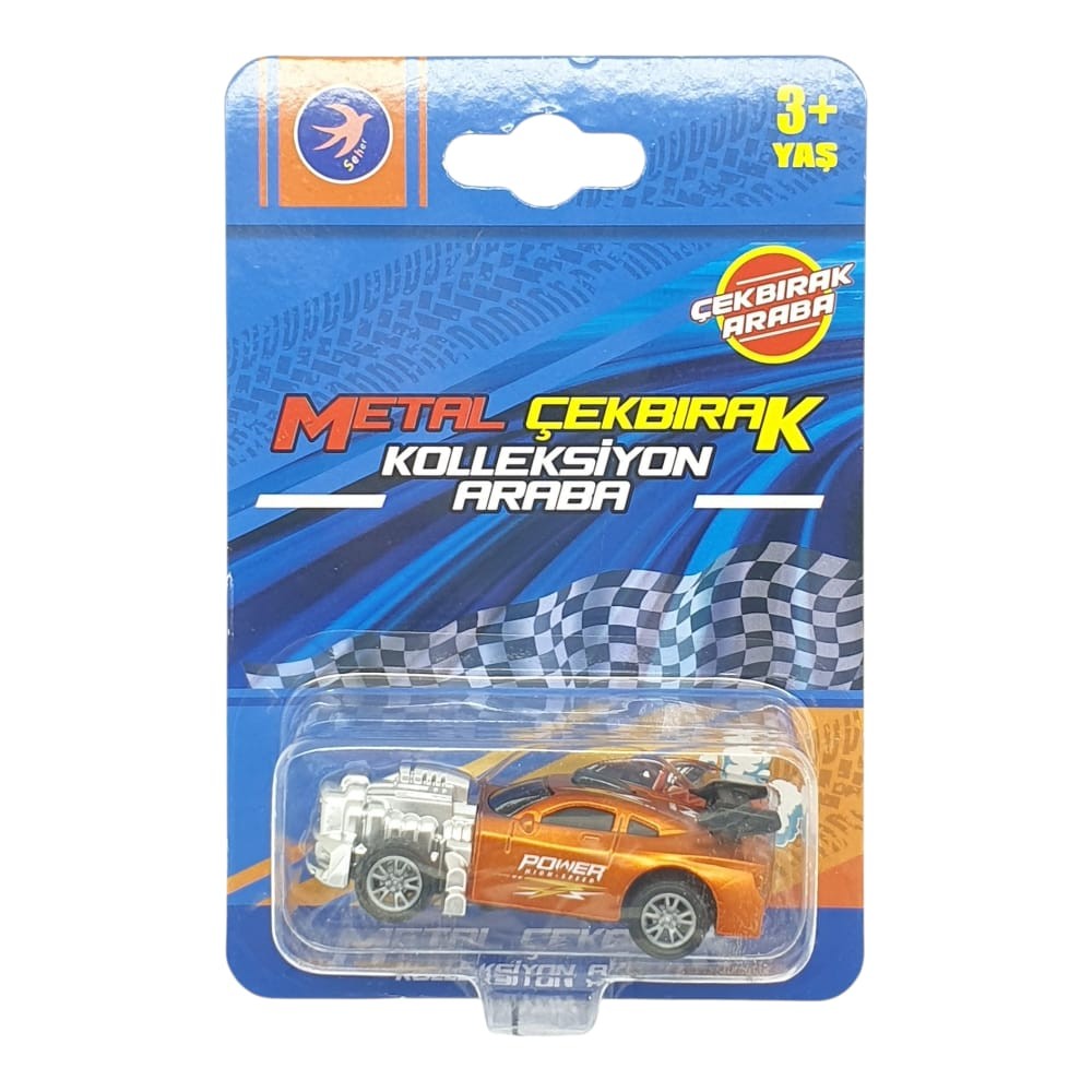Çek Bırak Metal Küçük Arabalar 8 cm - SH40031 - Turuncu - 1 ADET Çek Bırak Metal Küçük Arabalar 8 cm - SH40031 - Turuncu - 1 ADET