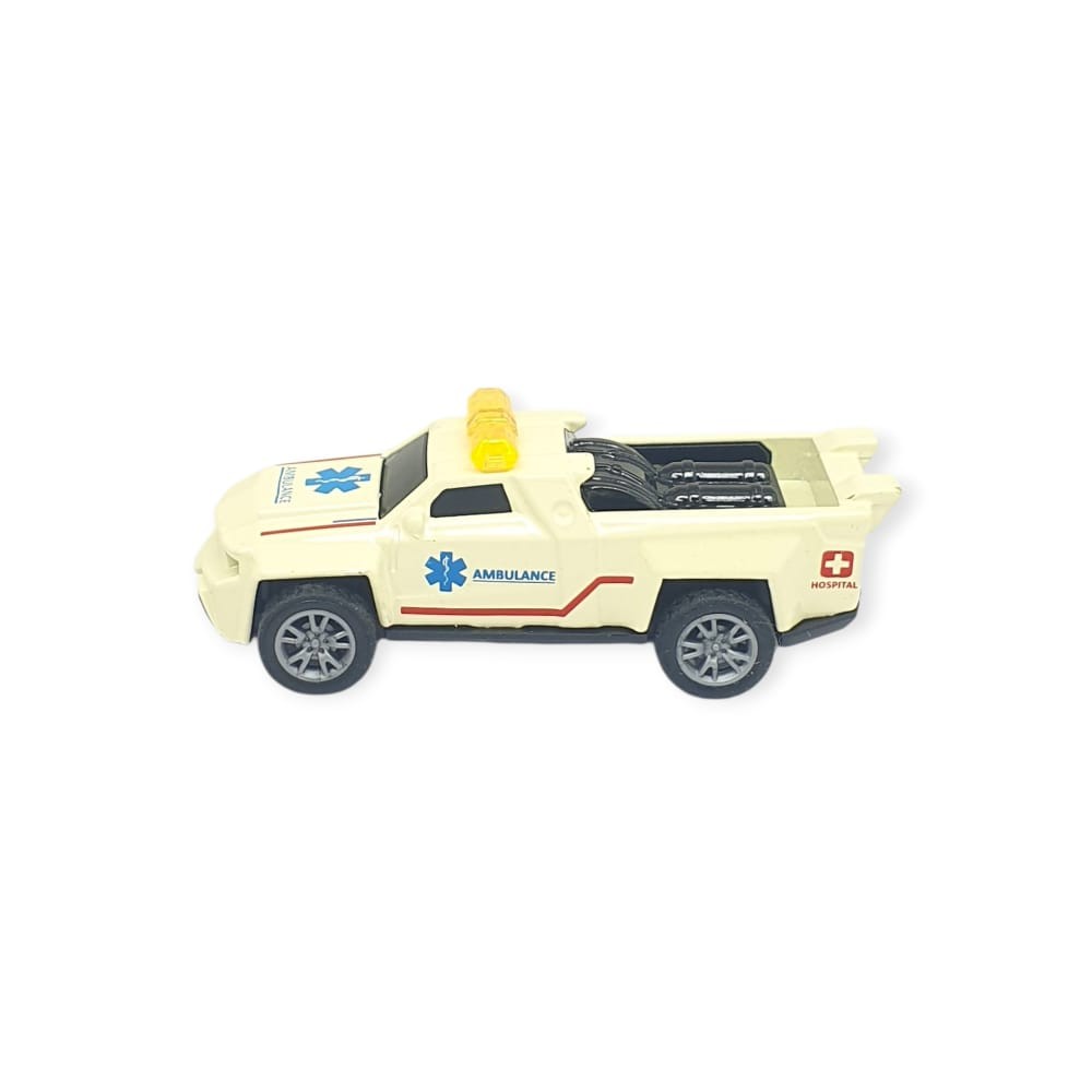 Çek Bırak Metal Küçük Arabalar 8 cm - SH40031 - Ambulans Arabası Çek Bırak Metal Küçük Arabalar 8 cm - SH40031 - Ambulans Arabası