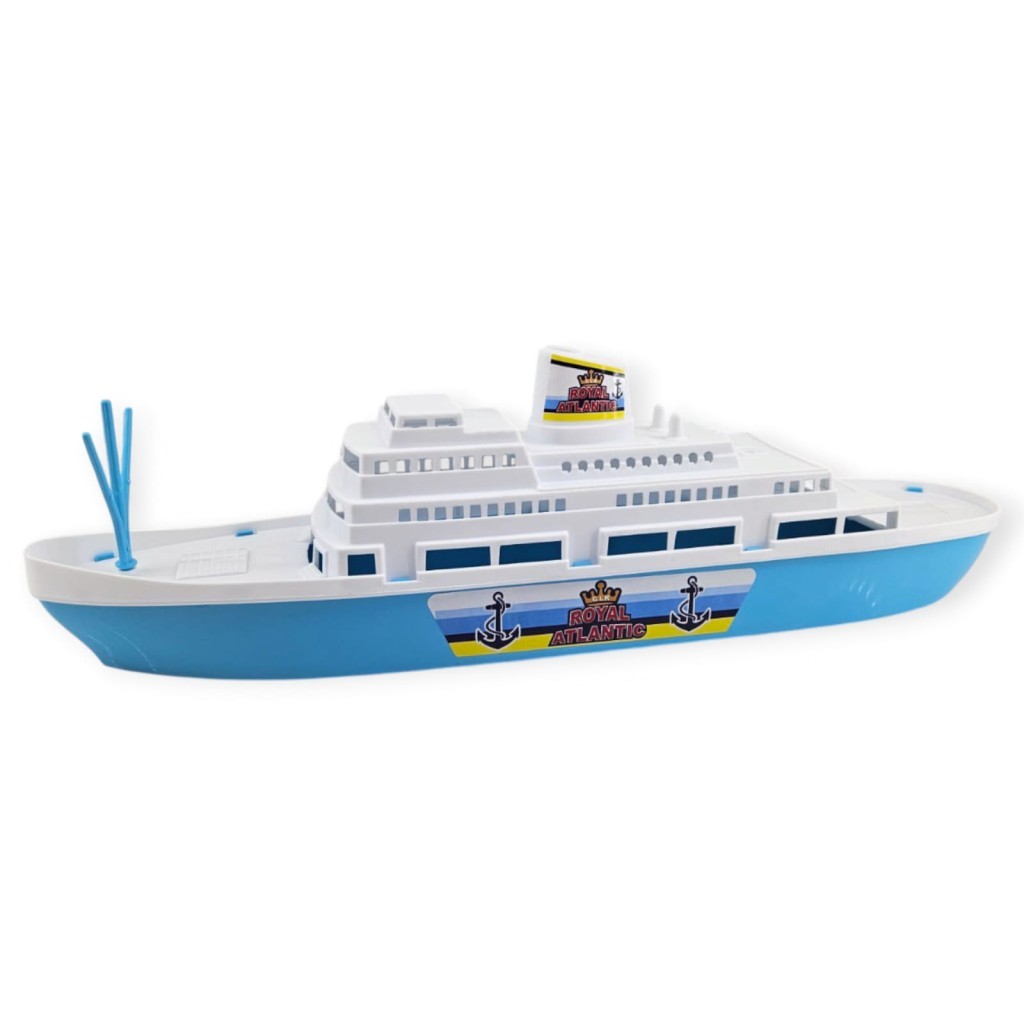 Transatlantik Yolcu Gemisi 45 cm - Mavi Transatlantik Yolcu Gemisi 45 cm - Mavi