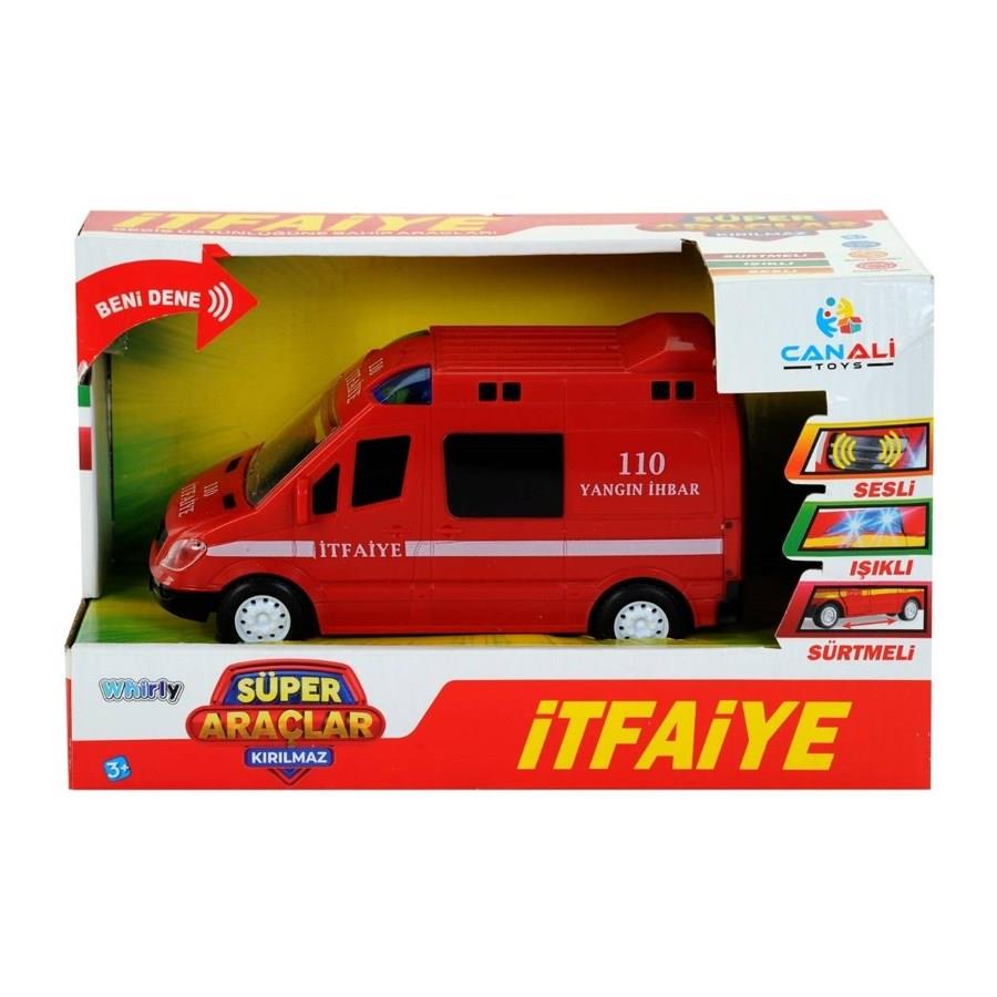 - İTFAİYE ÇARPDÖN ISIKLI SESLI PILLI - 1 ADET