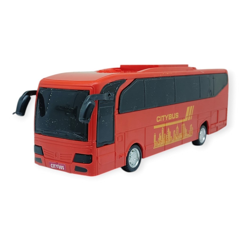Sürtmeli Tur Otobüsü - 23 cm - Kırmızı - 1 ADET