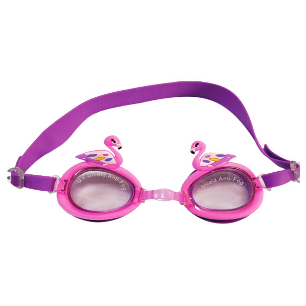 CLZ505 Çocuk Yüzücü Gözlüğü  Flamingo Desenli