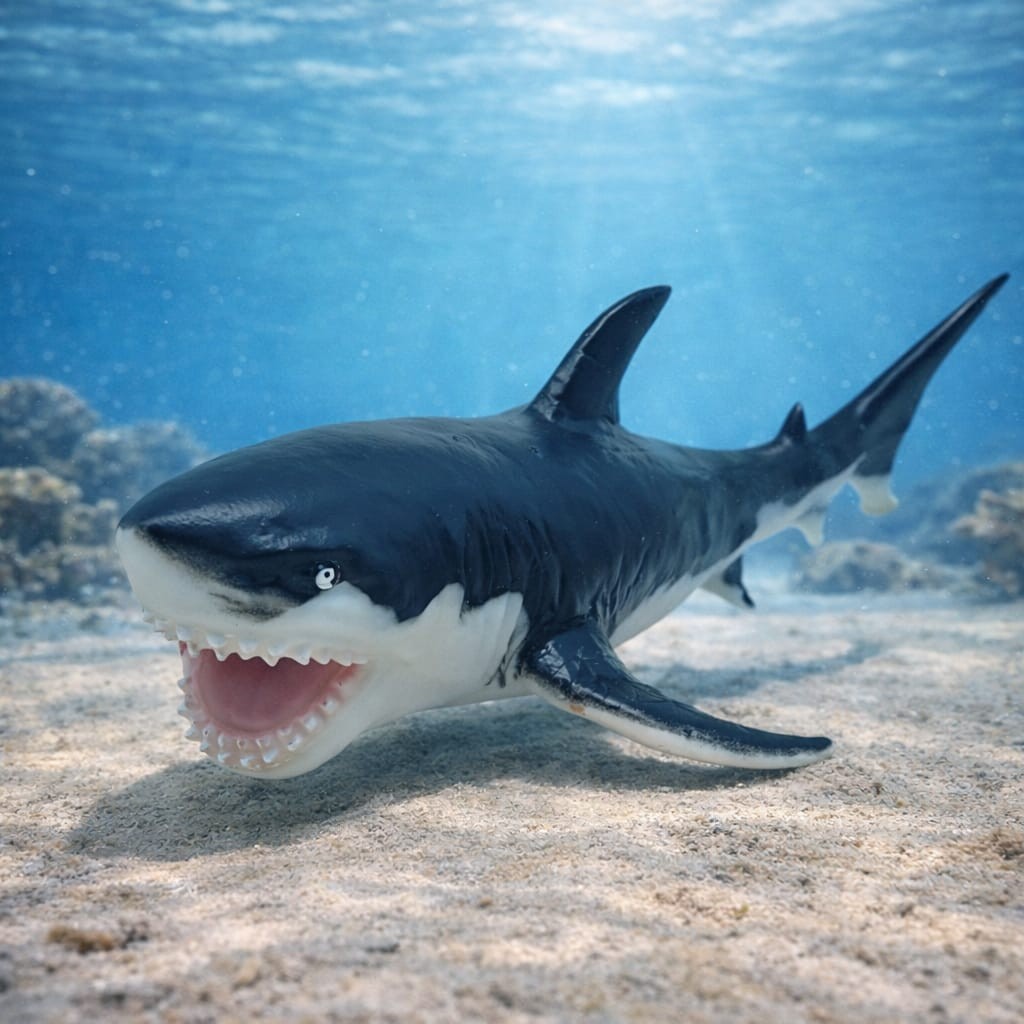 Deniz Hayvanları Serisi - Megalodon 26 cm - 1 ADET